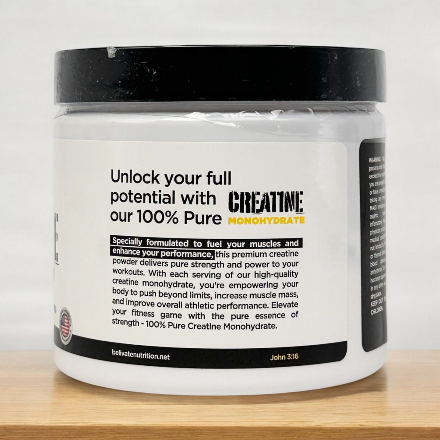 100% PURE CREATINE MONOHIDRATE